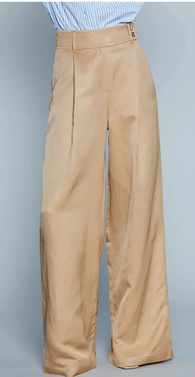 PANTALONES MUJER RELISH PALAZZO CINTURA ALTA